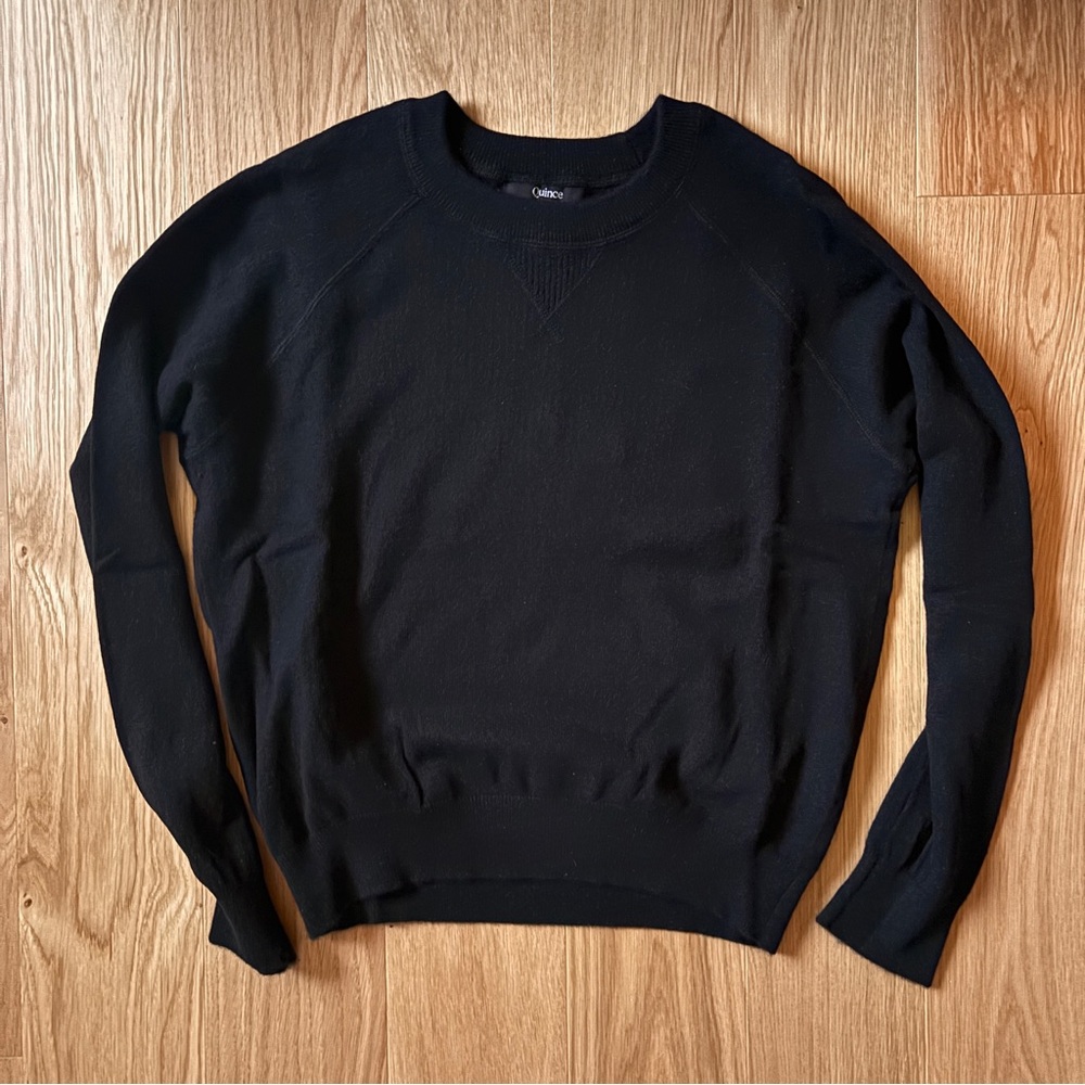 Quince Shrunken Cashmere Sweater